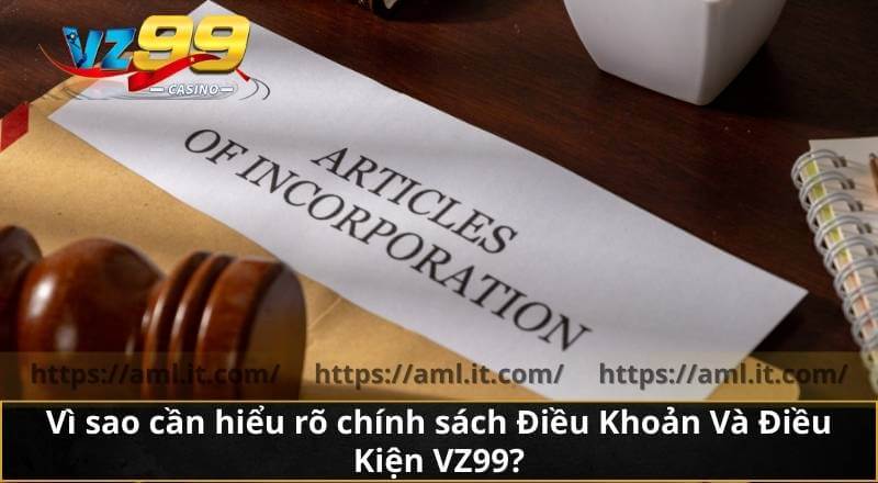 ĐIỀU KHOẢN VÀ ĐIỀU KIỆN 1 Vì sao cần hiểu rõ chính sách Điều Khoản Và Điều Kiện VZ99?